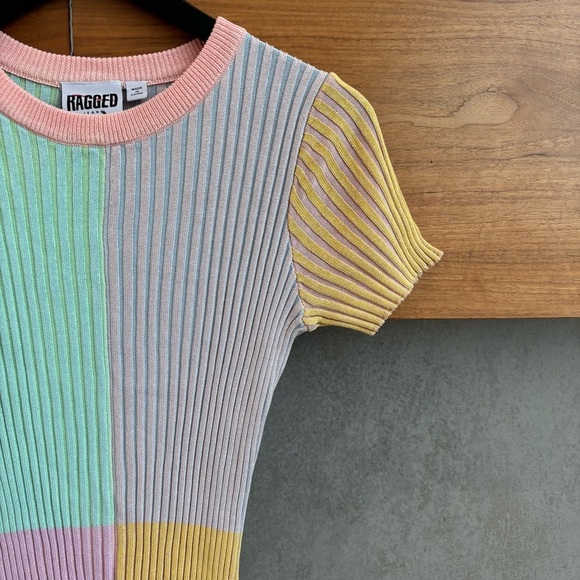 NWOT The Ragged Priest Switch Ribbed Mini Dress, Size S - Picture 8 of 15